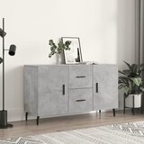 vidaXL Komoda betonsko siva 100x36x60 cm inženirski les Cene