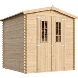 Timbela Lesena vrtna lopa - 216x206xH218 cm/ 3.53 m2 - Vrtna hiša s podi - M343C+M343G, (21873282) Cene
