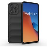  Eleganten Wave ovitek za Xiaomi Redmi 12 4G, Črn | Shoptok.si
