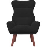  Fotelja Crna 69 x 74 x 93 cm Baršun | shoptok.hr