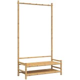  Stalak za odjeću s policama 103 x 40 x 183 cm od bambusa | shoptok.hr