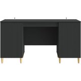  Stol s policom Crna 142,5 x 50 x 75 cm Konstruirano drvo | shoptok.hr