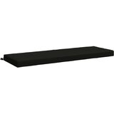  Jastučić za klupu SOEST 100% poliester Crna 140 x 50 x 8 cm | shoptok.hr