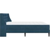  Okvir kreveta s madracem Zidne s uzglavljem 2 pcs Plava Baršun - Plava 200 x 200 cm | shoptok.hr