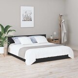 vidaXL Uzglavlje za krevet crno 200x1,5x80 cm od konstruiranog drva | shoptok.hr
