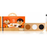 namaki Color Face Painting Kit Tiger & Fox set za otroke 1 kos