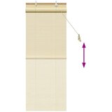 Rolo zavjesa Prirodna 50 x 160 cm Bambus | shoptok.hr