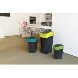 Curver Črn/moder plastičen koš za smeti za ločevanje odpadkov 9 l Flip Bin – | Shoptok.si