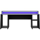 MID.YOU gaming miza kovina, umetna masa, leseni material črna | Shoptok.si
