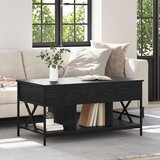 vidaXL Kava Stol Crni hrast 100 x 55 x 50 cm Konstruirano drvo Cijene