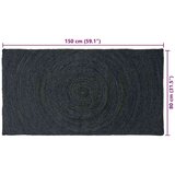  Tepih Tamno siva 80 x 150 cm Juta | shoptok.hr