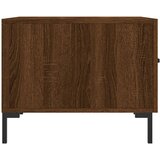  Stolić za kavu smeđa boja hrasta 50x50x40 cm konstruirano drvo | shoptok.hr