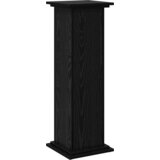 vidaXL Stojalo za prikaz s shranjevanjem Črn hrast 31x30x90 cm Inženirski les | Shoptok.si