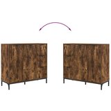  Kreveta Dimljeni hrast 89 5 x 33 x 82 cm Konstruirano drvo | shoptok.hr