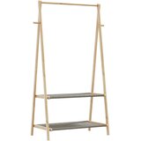  Stalak za odjeću s policama 96x45,5x150,5 cm od bambusa | shoptok.hr
