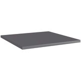 Police za knjige 8 kom visoki sjaj sive 40 x 40 x 1,5 cm drvene | shoptok.hr