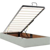 vidaXL Otomanski posteljni okvir z vzmetnicami siv 80x200 cm žamet | Shoptok.si