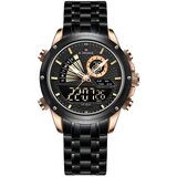 Sat NAVIFORCE RI-29608 - Crna / Zlatna Ružičasta KP29608 | Shoptok.si