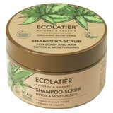 ECOLATIER šampon- piling za kosu sa aloja verom i babasu uljem za detoksikaciju i hidrataciju cene