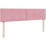  Otomanski krevet s madracem&LED ružičasti 180x200 cm baršunasti | shoptok.hr