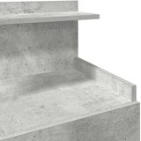 vidaXL Nočna omarica z 2 predaloma betonsko siva 40x36,5x62 cm | Shoptok.si