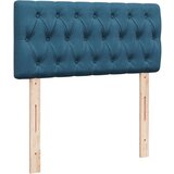 vidaXL Box spring krevet s madracem tamnoplavi 100x200 cm baršunasti | shoptok.hr