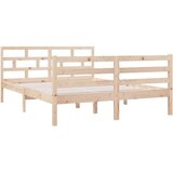  Okvir za krevet od masivne borovine 140 x 190 cm | shoptok.hr