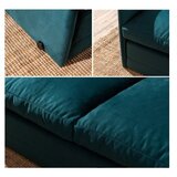 Atelier Del Sofa Dvosed na razvlačenje Saga XL, 148x70x66 cm, Petrolej | Eponuda.ba