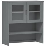  Gornji element za komodu MOLDE sivi 90x35x100 cm od borovine | Eponuda.com