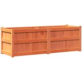  Vrtna sadilica voštano smeđe boje 150 x 50 x 50 cm od borovine | shoptok.hr