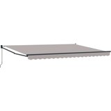  Ručno sklopiva tenda Svijetlo siva 4 x 2 m | shoptok.hr
