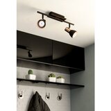 Eglo barnham reflektor/2, led, 2x3,3w, 2x240lm, bakar/crna/čelik | shoptok.hr