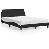  Krevet s madracem Dover crno-bijeli 140 x 200 cm od umjetne kože | shoptok.hr