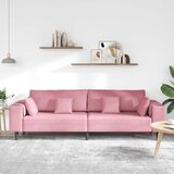 SOFA Ružičasta 250 x 77 x 76 cm Baršun | shoptok.hr
