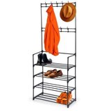 Vilde 568023 - Metalni čiviluk sa cipelarnikom , 57 x 28 x 156 cm | ePonuda.com
