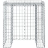  Gabionski zid za kantu za smeće 110x91x120 cm pocinčano željezo | Eponuda.ba