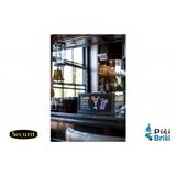 SECURIT Črna kredna tabla Woody Black WBWBL3040 30 x 40 cm | Shoptok.si