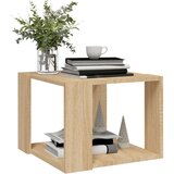  Stolić za kavu boja hrasta 40 x 40 x 30 cm konstruirano drvo | shoptok.hr