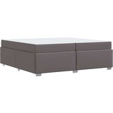  Konstrukcija postelje z vzmetnico Siva 200 x 200 cm blago, (5000127318) | Shoptok.si