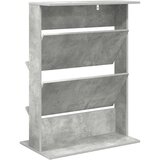  Polica za časopise s policom Betonski sivi 70 x 41 x 96 cm | Eponuda.ba