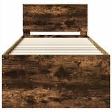  Krevet na dan s ladicama Dimnjeni hrast i crna 75 x 190 cm | shoptok.hr