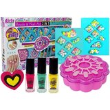  Set of 2 in 1 Bracelet Making and Nail Painting Beads Nail Lacquers | shoptok.hr