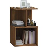  Noćni ormarić boja smeđeg hrasta 35x35x55 cm konstruirano drvo | shoptok.hr