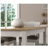 Hanah home FRN-20082 WoodenWhite Dining Table | ePonuda.com