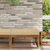  Jastuk za vanjsku sofU Bež 80 x 80 x 8 cm Poliester | shoptok.hr