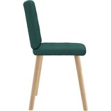  Jedilni stoli 4 kosi temno zelene tkanine, (21822603) | Shoptok.si