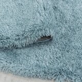XXXL Preproga Fluffy, Ø 160cm, Modra | Shoptok.si