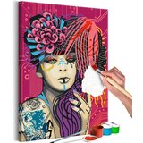  Slika za samostalno slikanje - Circuit Girl 40x60 | shoptok.hr