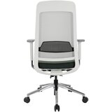 MID.YOU Pisarniški Stol Chiaro T2 White, Črna, Siva | Shoptok.si