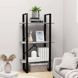vidaXL Police za pohranu siva boja betona 60 x 30 x 105 cm od iverice Cijene